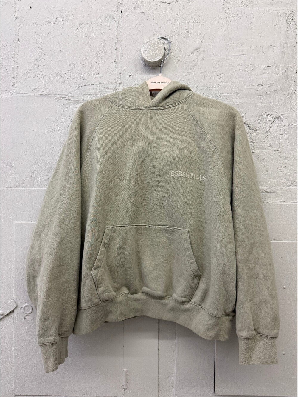 Essentials Fear of God Hoodie Small light Green Cotton Blend
